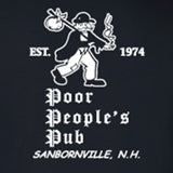 Poor People's Pub 1974 "First Design" T-Shirt in Black