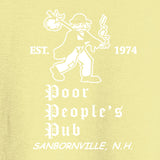 Poor People's Pub 1974 "First Design" T-Shirt in Cornsilk