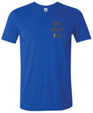 People's Pub 2004 "Old Man" T-Shirt in Heather Royal Blue