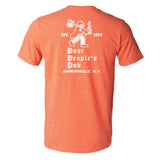 People's Pub 1974 "First Design" T-Shirt in Heather Orange