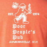 People's Pub 1974 "First Design" T-Shirt in Heather Orange