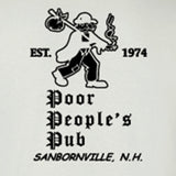 Poor People's Pub 1974 "First Design" T-Shirt in White