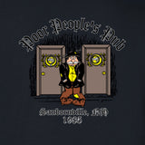 Poor People's Pub 1985 "Wipe It, Shake It" T-Shirt in Black