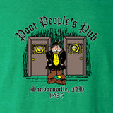 Poor People's Pub 1985 "Wipe It, Shake It" T-Shirt in Heather Irish Green